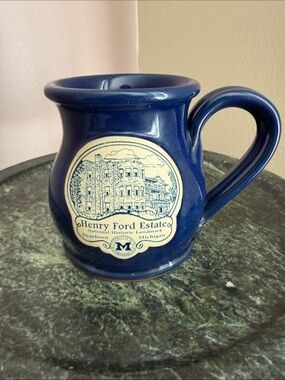 Henry Ford Estate Fairlane & U of M Dearborn  pottery Mug